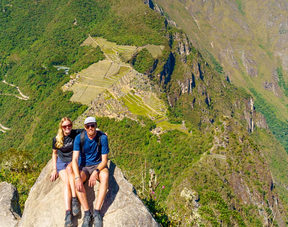 Machu Picchu from huayna picchu - Orange Cares
