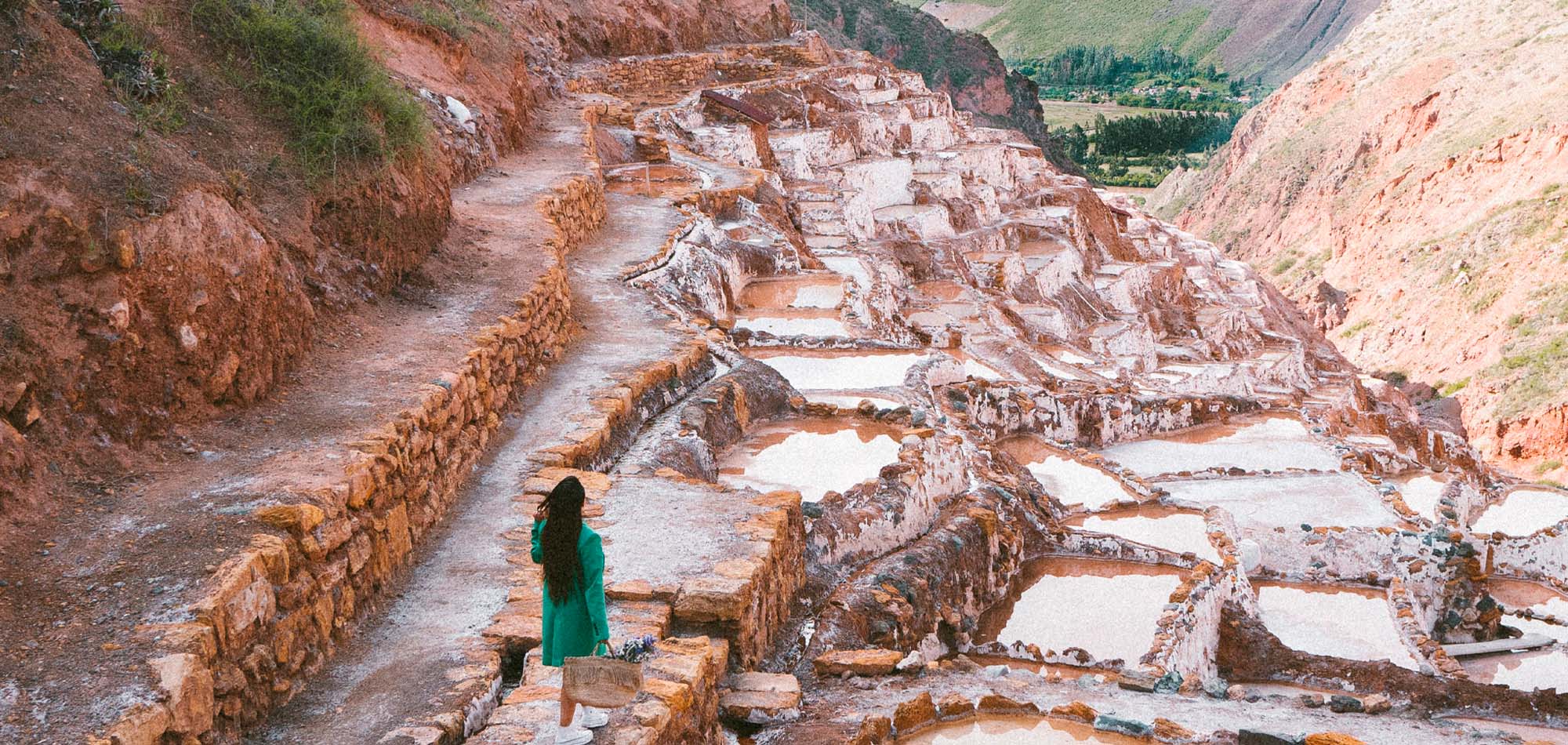 The Salt Mines in Maras, Cusco